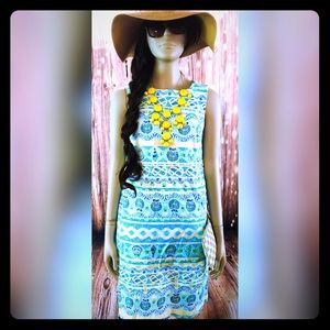 Seashell dress Talbots size 6 petite